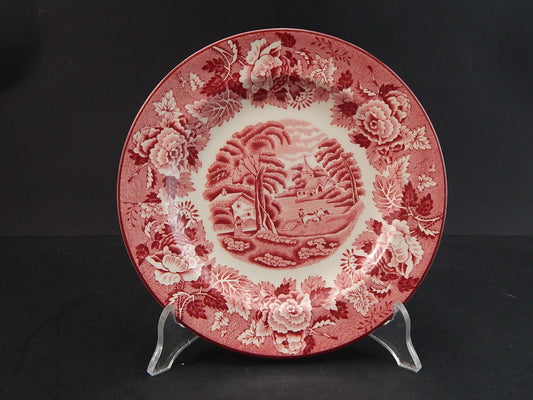 VINTAGE CERAMICA ENOCH WOOD'S ENGLISH SCENERY PIATTO DOCE CM 17