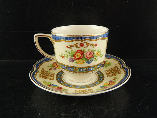 ANTICA 1913 TAZZA PIATTINO SEMI PORCELLANA JOHNSONS BROS COLLEZIONE PAREEK #7690