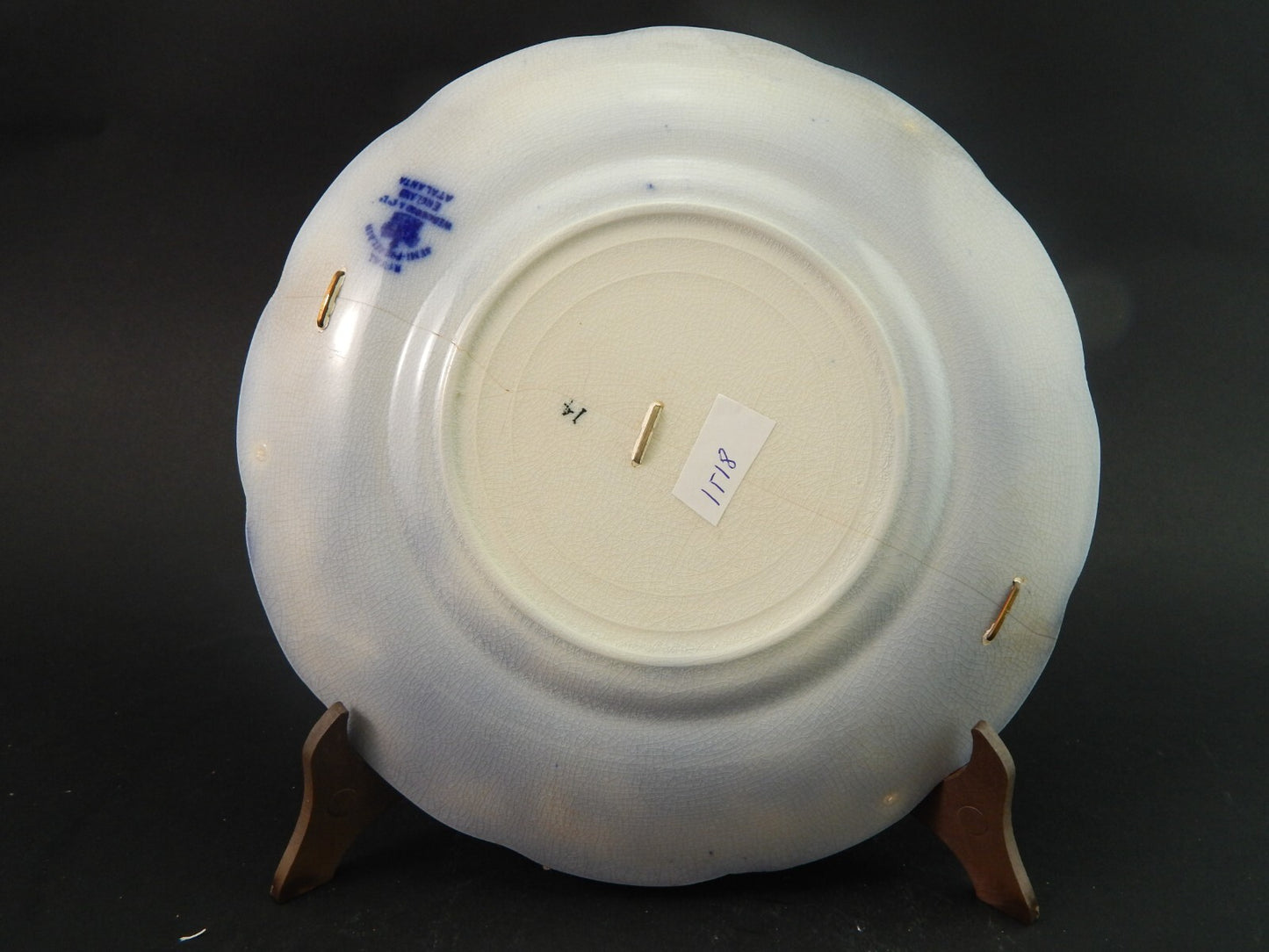 WEDGWOOD&CO ATALANTA ANTICO PIATTO CM 23 SEMI-PORCELLANA DEL 1906 RESTAURO