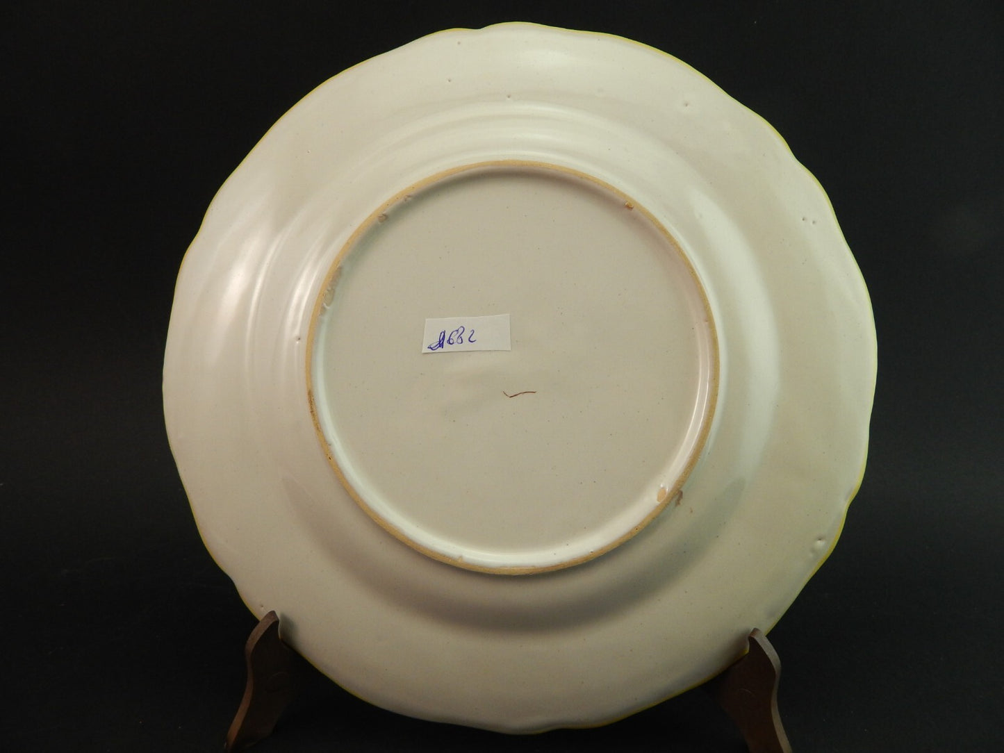 ANTICO PIATTO CERAMICA MAIOLICHE DERUTA PERUGIA PRIMO 900 DECORO RINASCIMENTALE