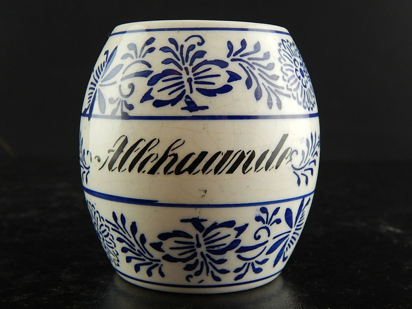 ANTICO BARATTOLO CERAMICA CUCINA FINE 800 NORD EUROPA ALLEHAANDE SPEZIE MISTE