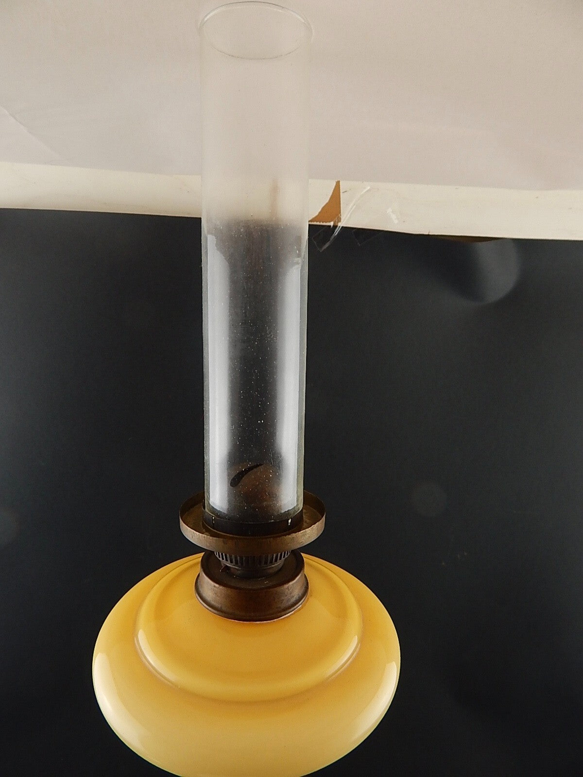 ANTICA COPPIA LAMPADE TAVOLO LUMI A PETROLIO STILE IMPERO NAPOLEONE GIUSEPPINA