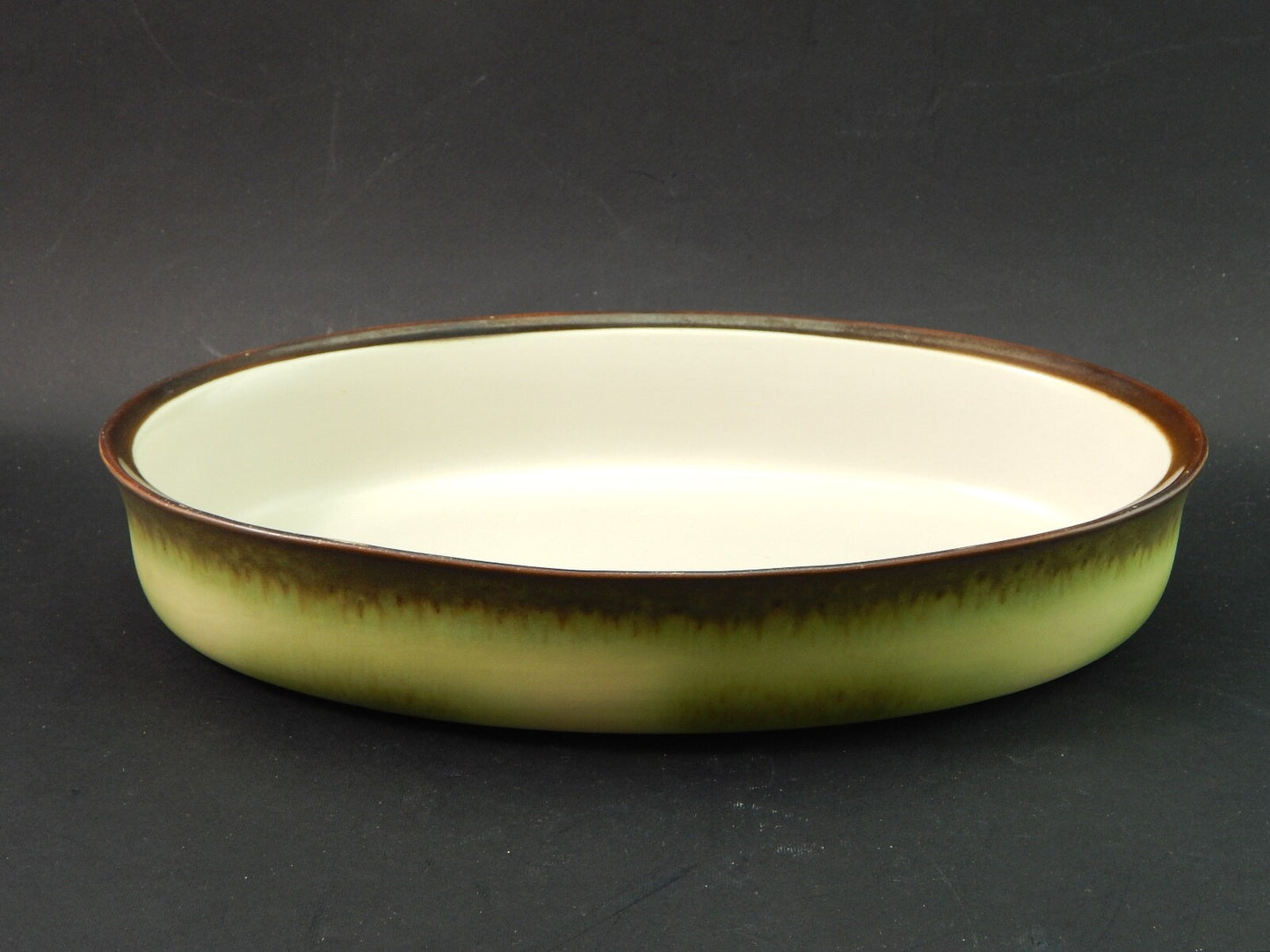 VINTAGE PORCELLANA MANCIOLI COLLEZIONE TUSCIA TEGLIA PIROFILA