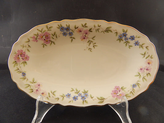 ANTICO VASSOIO RAVIERA PREZIOSA PORCELLANA KRAUTHEIM BAVARIA GHIRLANDA