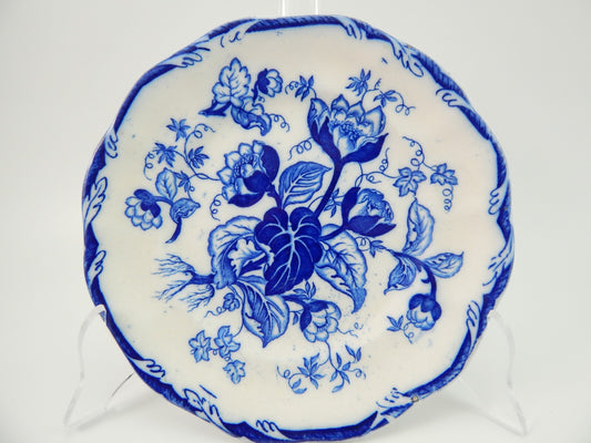 1431 ANTICO PIATTO CERAMICA GIUSEPPE BESIO MONDOVI' SECONDA META' 800 NINFEE
