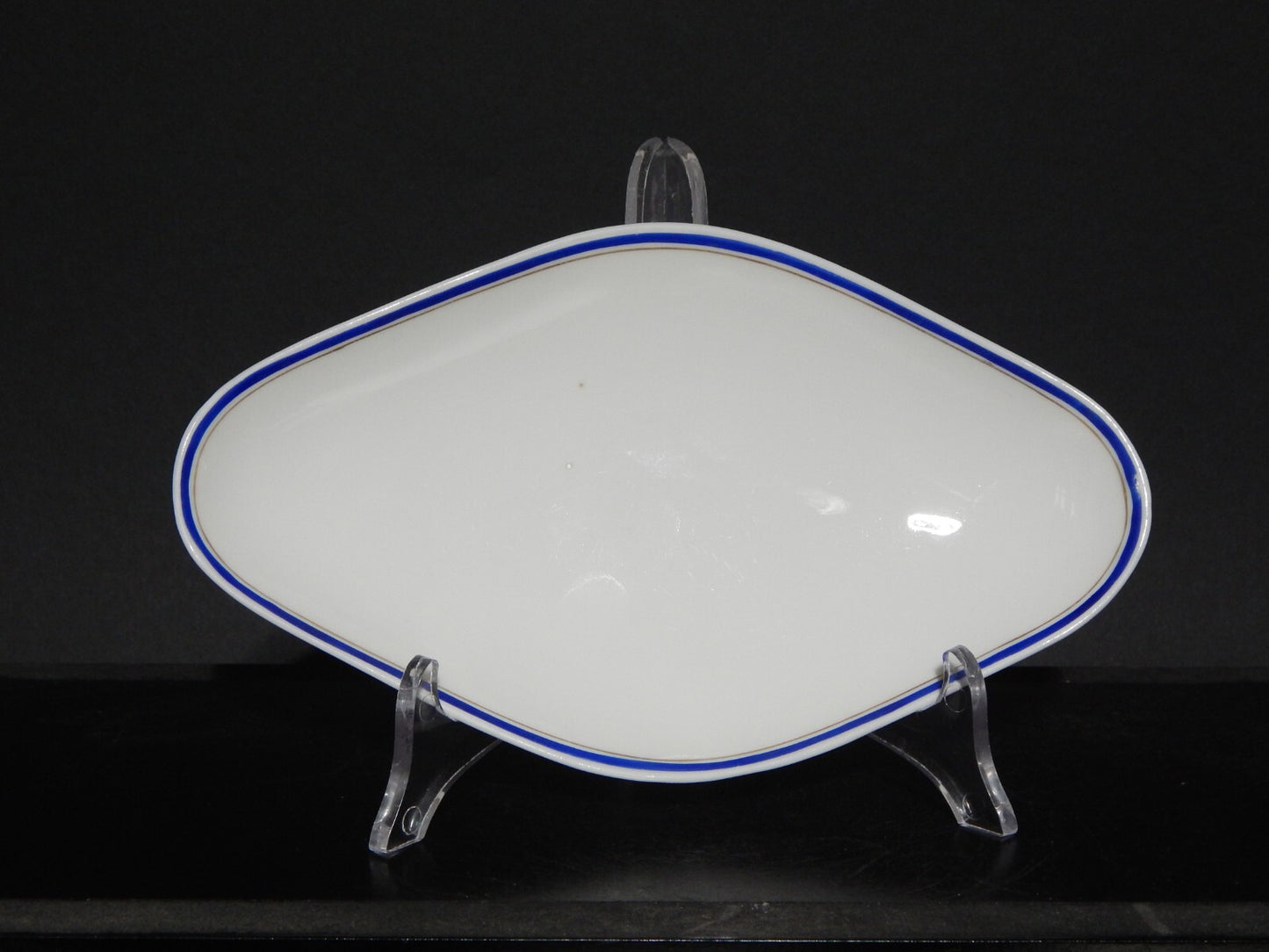 ANTICA RAVIERA VASSOIO IMPERO PORCELLANA GINORI DOCCIA XIX SECOLO