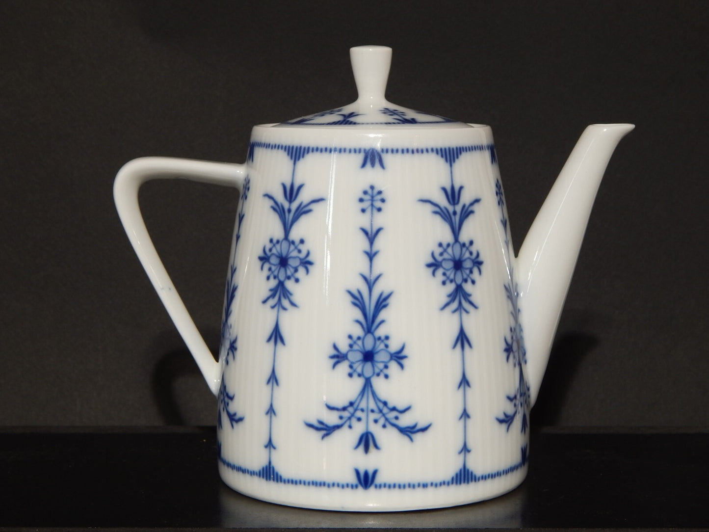 VINTAGE SERVIZIO TÈ CAFFE' PORCELLANA SELTMANN WEIDEN MONIKA BLAU FEUER