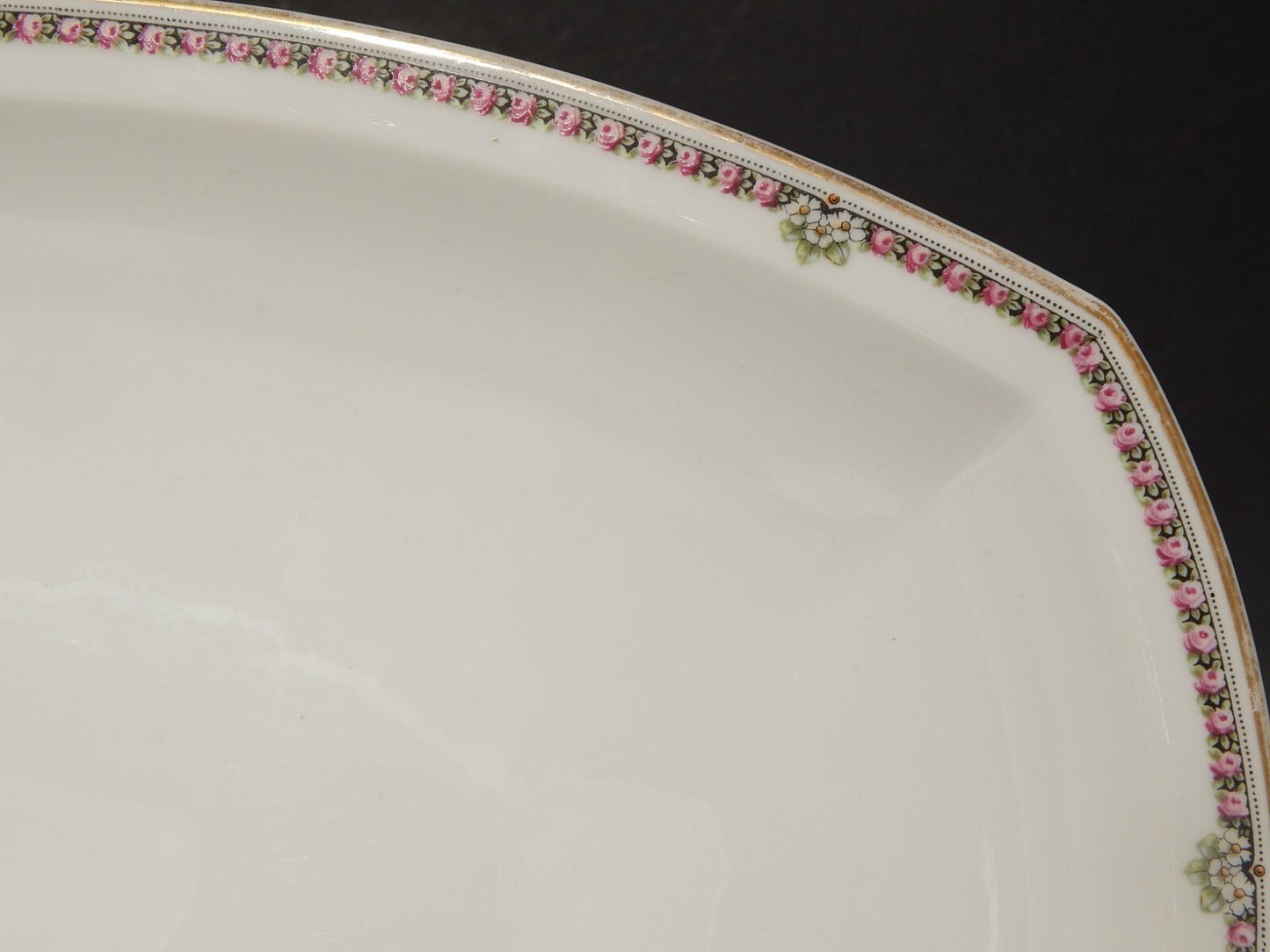 ANTICO ART DECO VASSOIO PORCELLANA HEINRICH &CO BAVARIA LA FAYETTE