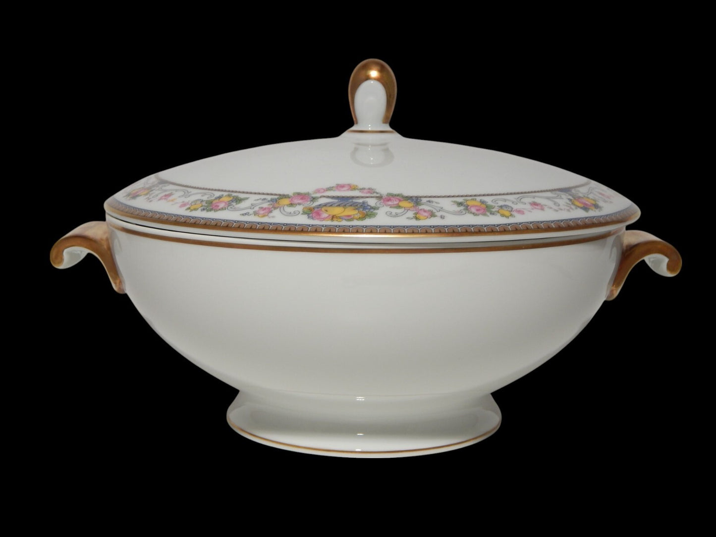 VINTAGE SERVIZIO TAVOLA PIATTI PORCELLANA ROSENTHAL CLASSIC ROSE GRECA FRUTTI