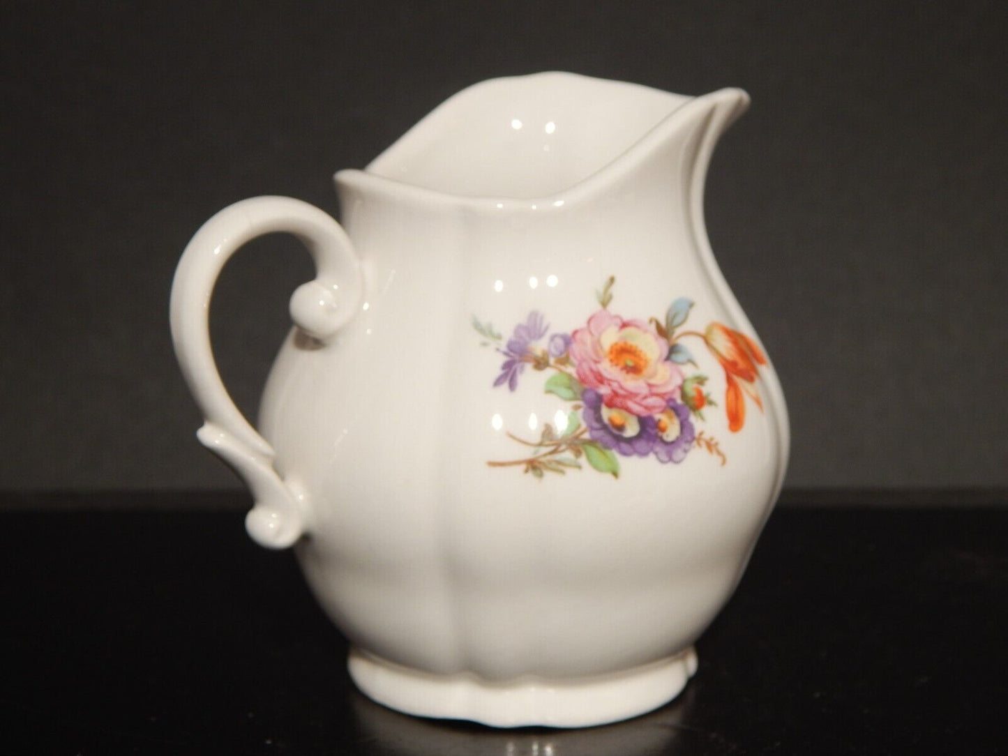 VINTAGE LATTIERA BRICCO CERAMICA RICHARD GINORI LAVENO DIAMONDSTONE FLOREALE