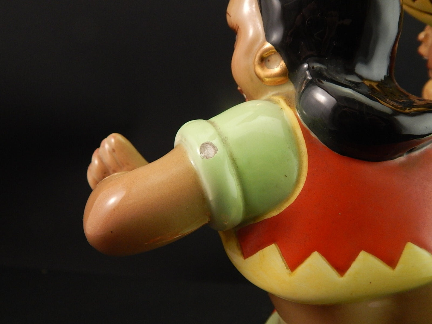 ANTICA RARA SCULTURA ARS PULCHRA TORINO MADE IN ITALY CERAMICA ANNI 40