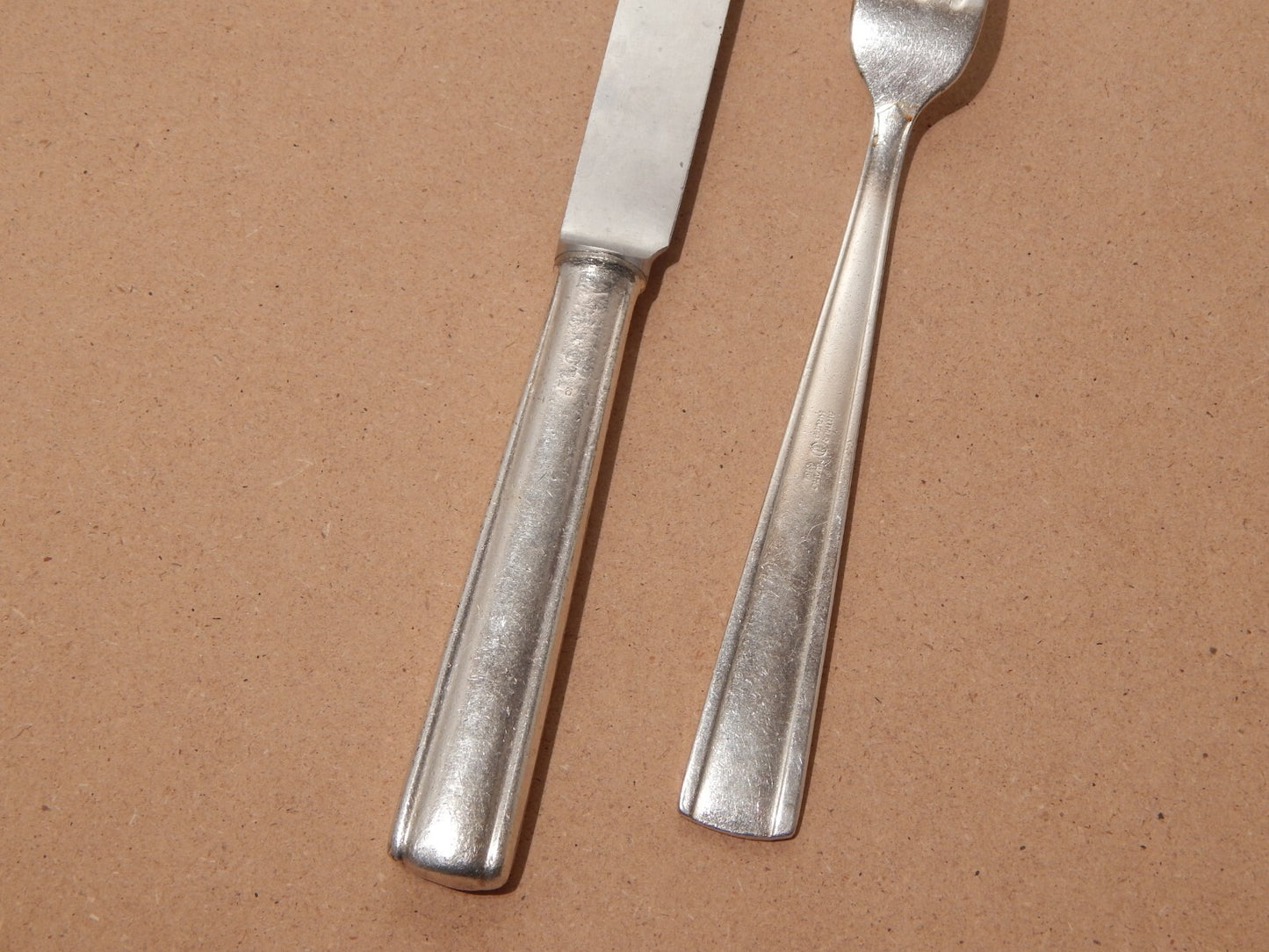 ANNI 50 ARTHUR KRUPP MILANO SET 12 POSATE ALPACCA ARGENTATE DESIGN GIO' PONTI