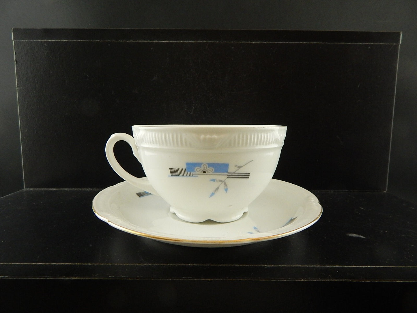 PREZIOSO ANTICO ART DECO SERVIZIO TE' PORCELLANA ZEH SCHERZER BAVARIA