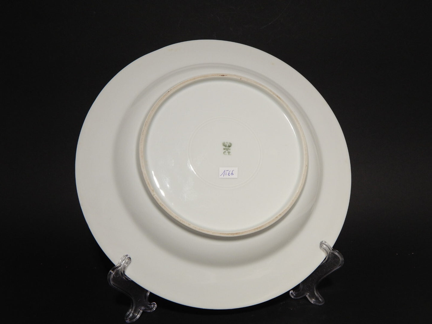 ANTICA PORCELLANA VASSOIO PIATTO PORTATA FONDO IMPERO TIELSCH ALTWASSER FINE 800