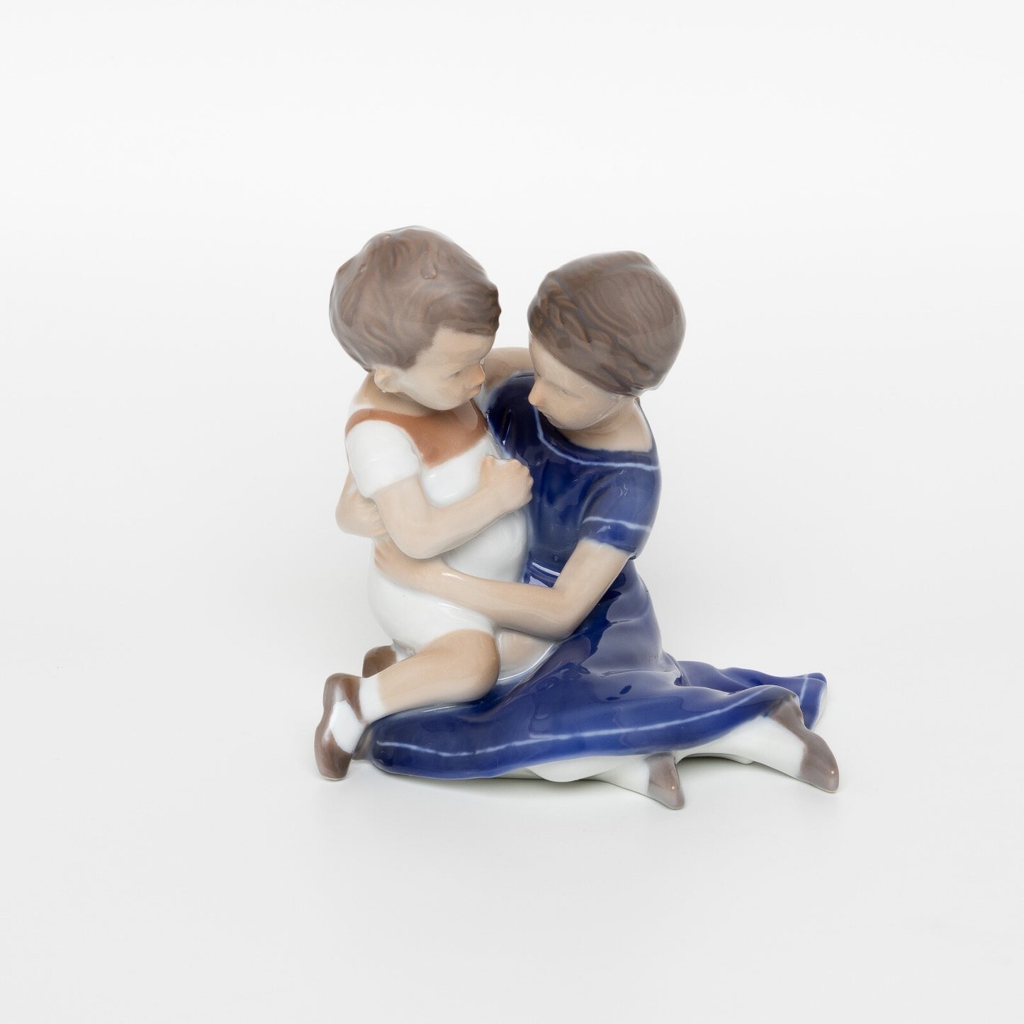STATUINA PORCELLANA ROYAL COPENHAGEN BING&GRONDAHL "Fratello e Sorella" CM. 12
