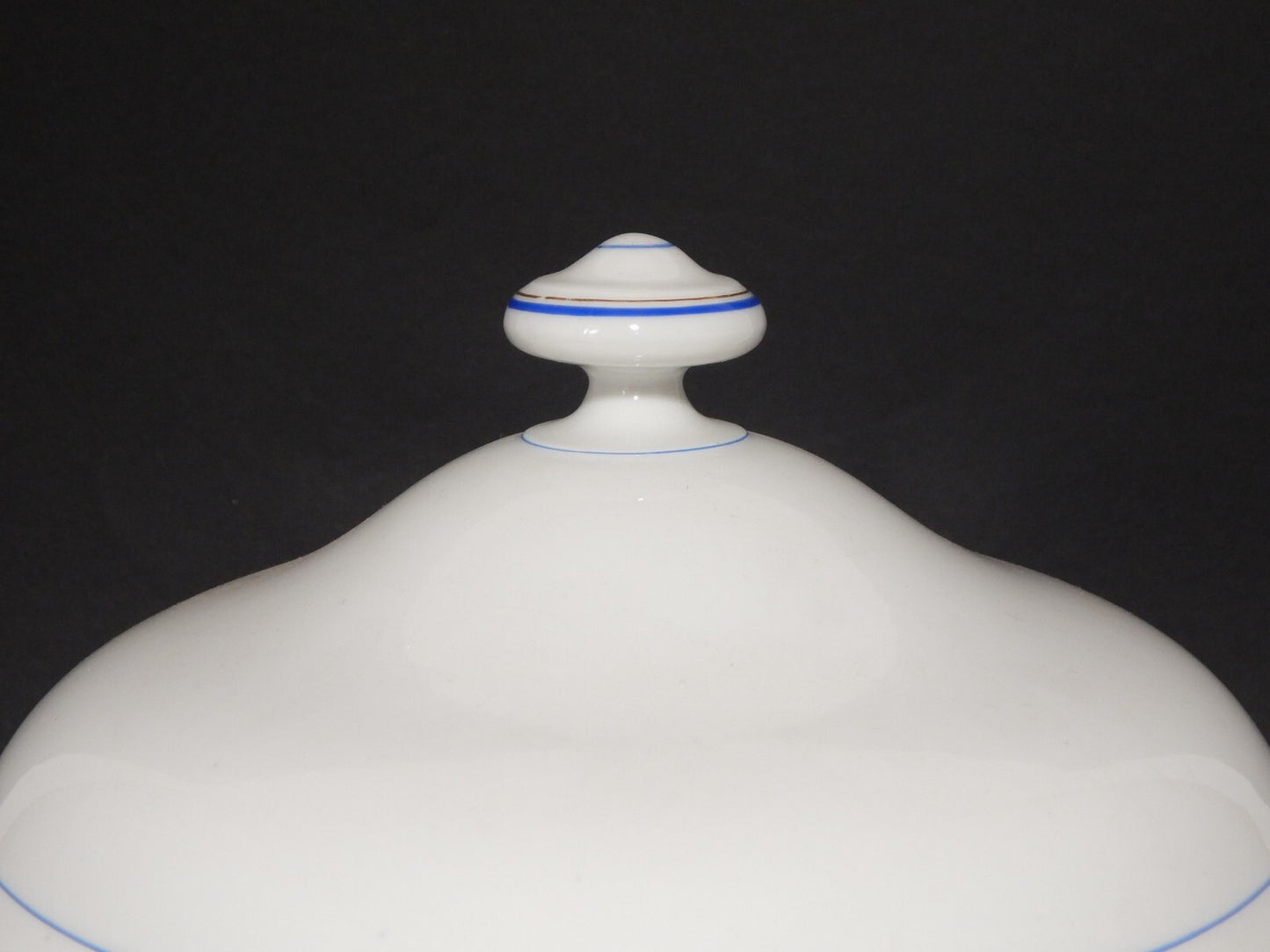 ANTICA RARA ZUPPIERA CENTROTAVOLA IMPERO PORCELLANA GINORI DOCCIA XIX SECOLO