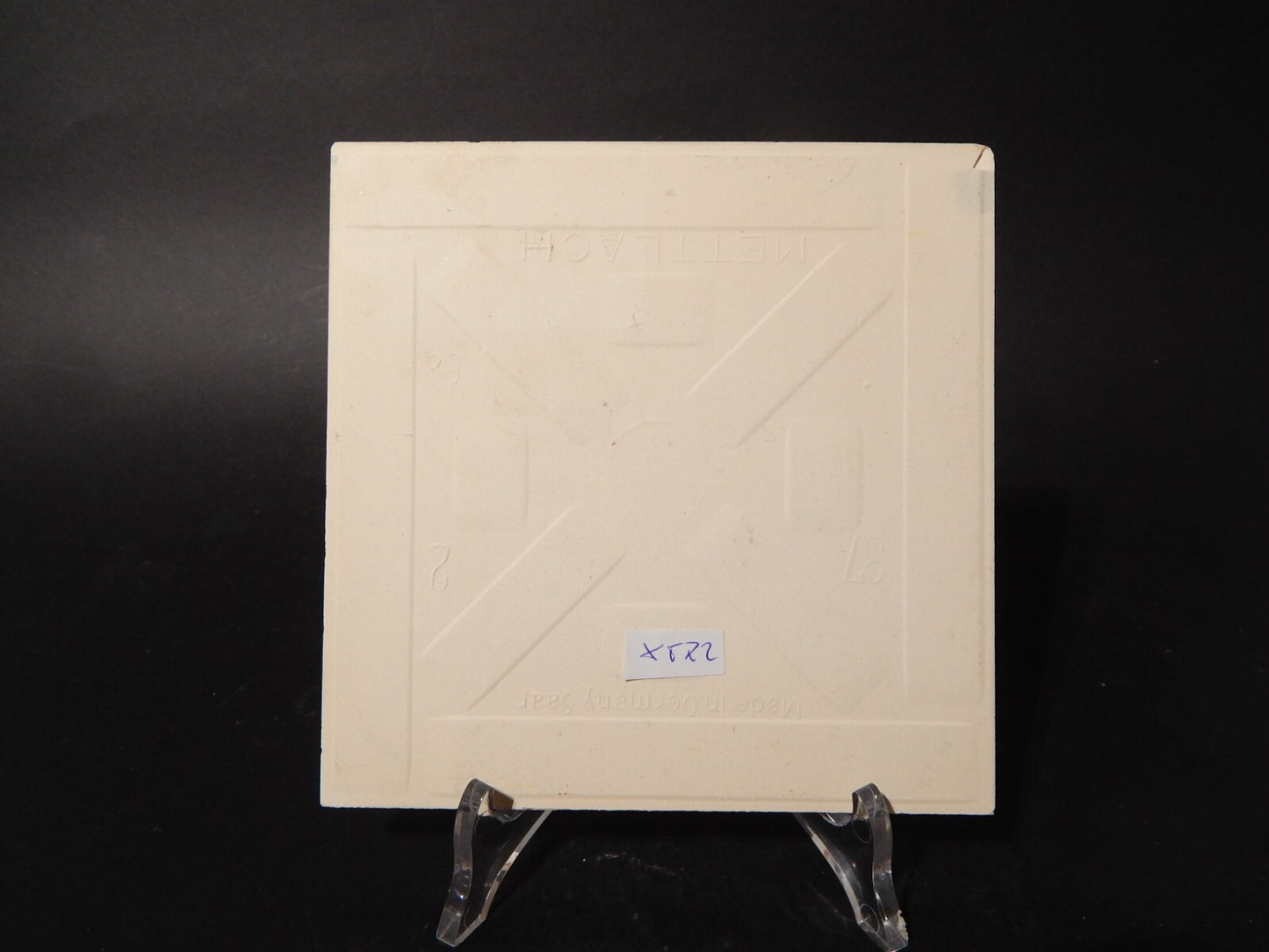 VINTAGE AUTENTICA PIASTRELLA MATTONELLA PORCELLANA DI DELFTS BLAUW BIANCO BLU #