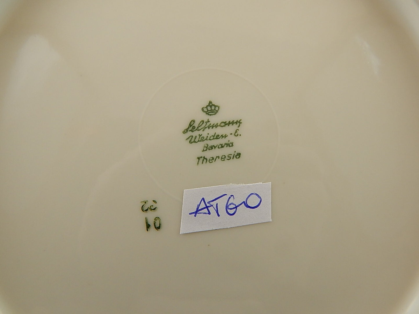 ANTICO SERVIZIO 6 PIATTI PORCELLANA BAVARIA SELTMANN W THERESIA LA ROSA LA DALIA