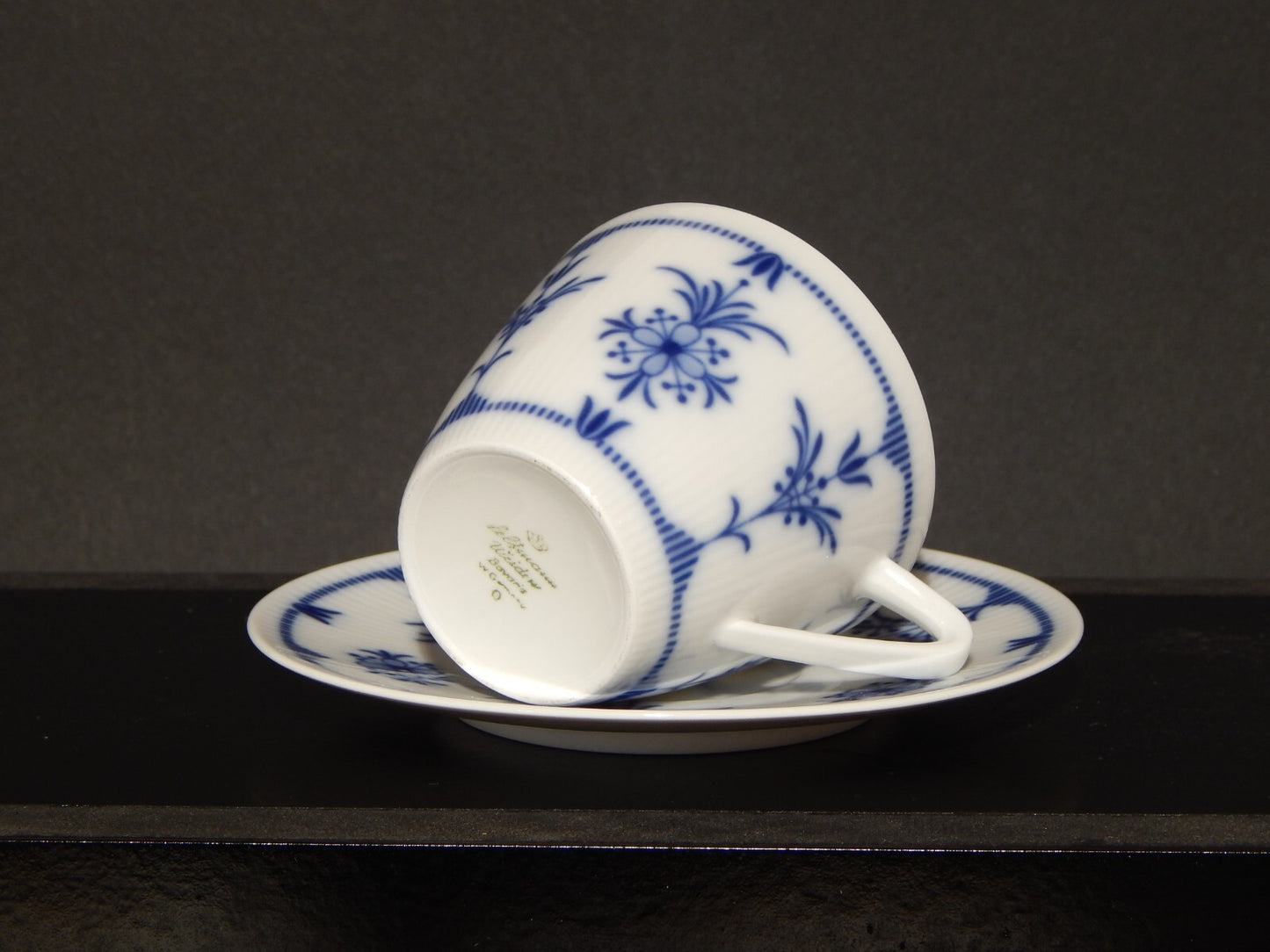 VINTAGE SERVIZIO TÈ CAFFE' PORCELLANA SELTMANN WEIDEN MONIKA BLAU FEUER