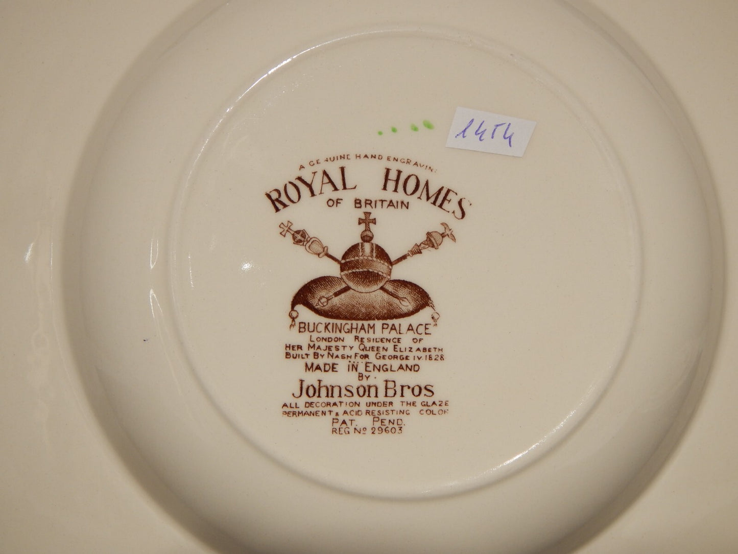 ANTICO SERVIZIO TAVOLA 18 PIATTI PORCELLANA JOHNSON BROS ROYAL HOMES OF BRITAIN
