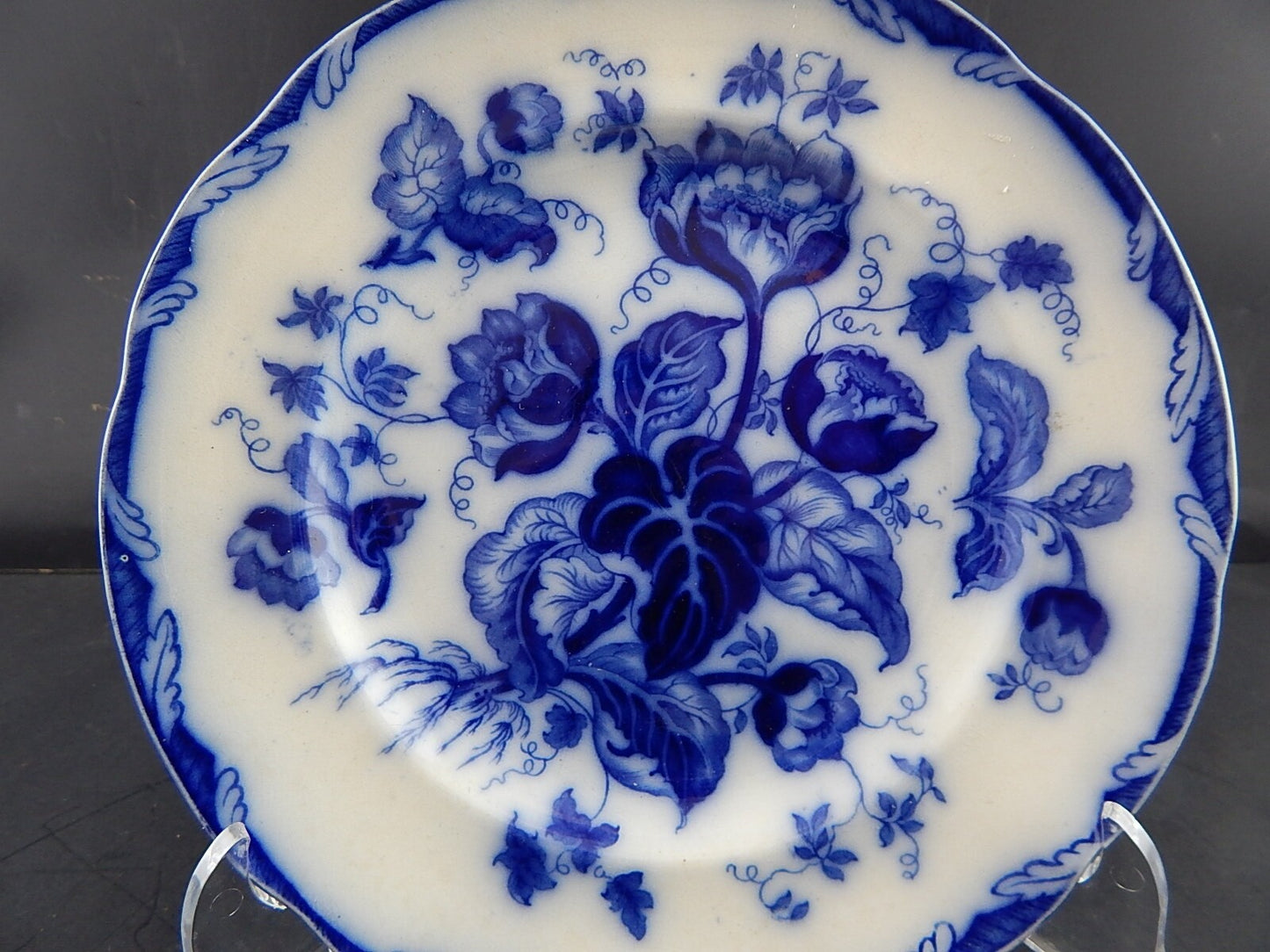 ANTICO RARO PIATTO PORCELLANA WEDGWOOD WATER NYMPH DIPINTO MANO FINE '800 #9396