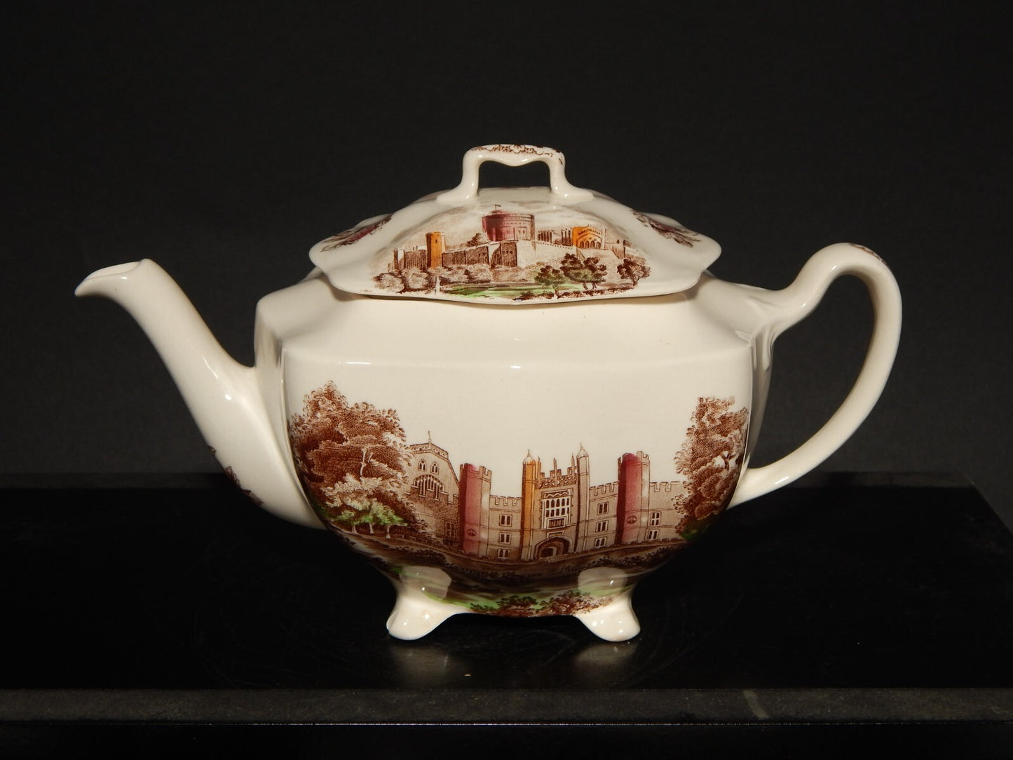 ANTICA TEIERA PORCELLANA JOHNSON BROS ROYAL HOMES OF BRITAIN HAMPTON COURT