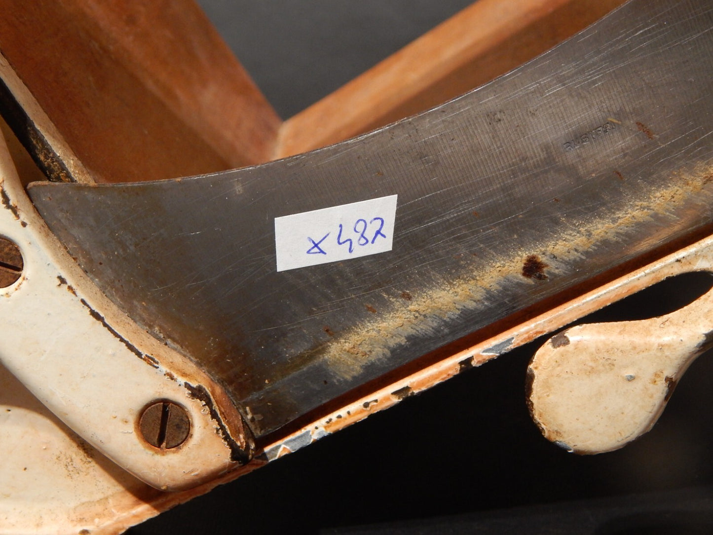 VINTAGE ICONICA AFFETTA TAGLIA PANE RAADVAD DESIGNER OVE LARSEN ANNI '70 (487)