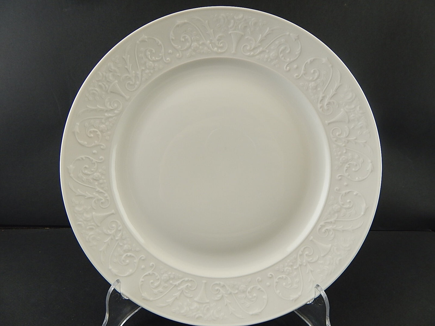 VINTAGE PIATTO VASSOIO LIMOGES RAYNAUD PORCELLANA BIANCA MODELLO WASHINGTON A217