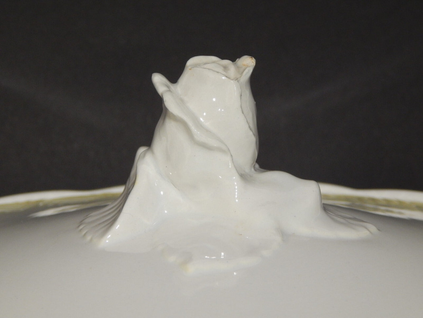 ART DECO CENTROTAVOLA ZUPPIERA BISCOTTIERA CERAMICA GALVANI PORDENONE ANNI '30