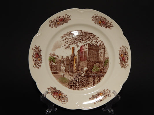 ANTICO VASSOIO ROTONDO PORCELLANA JOHNSON BROS ROYAL HOMES OF BRITAIN