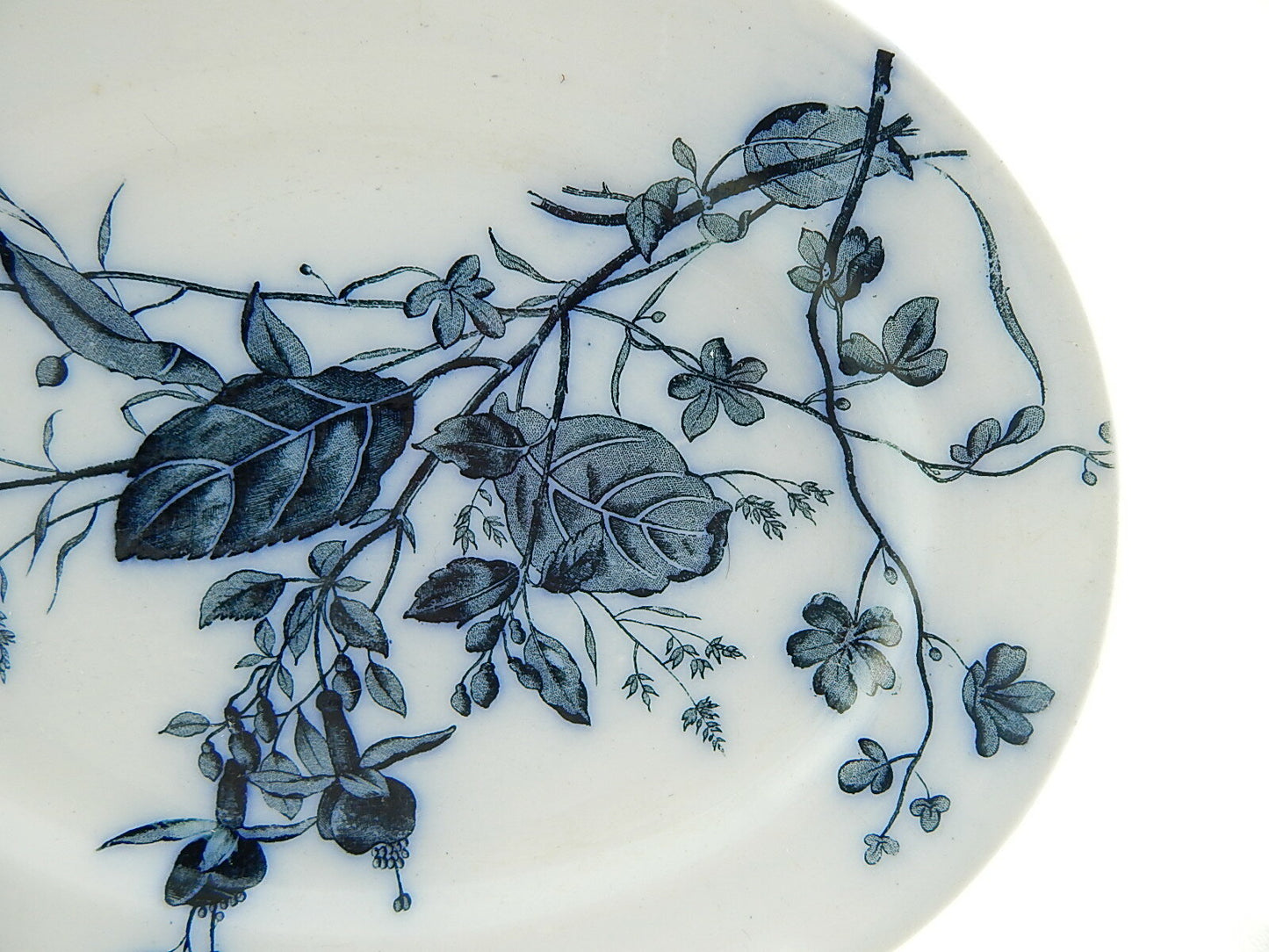 ANTICA AESTHETISM RAVIERA VASSOIO CERAMICA 1862 BROWN WESTHEAD MOORE & CO.