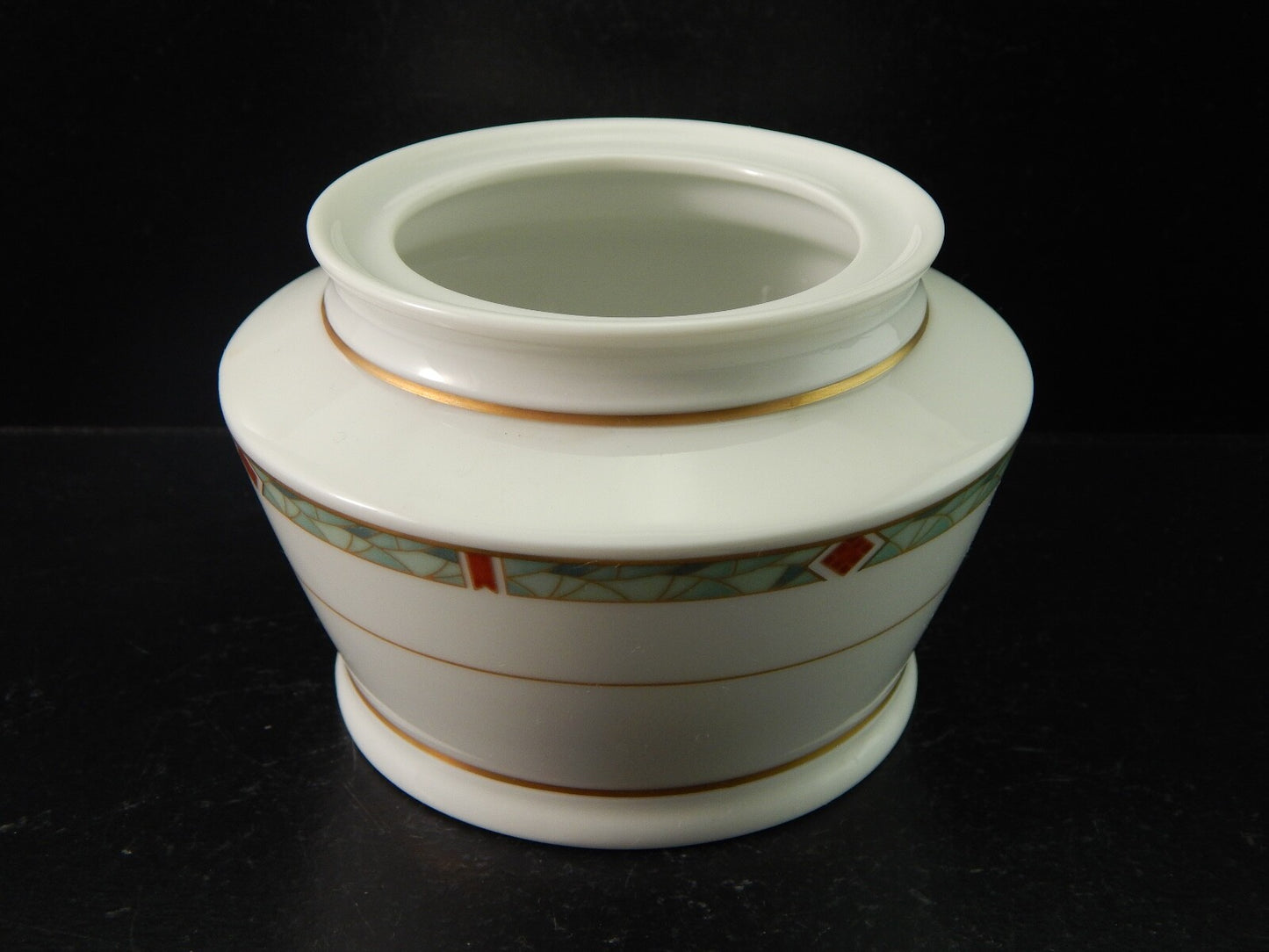 VINTAGE SERVIZIO CAFFÈ PORCELLANA H W DESIGN BAVARIA STILE ART DECO