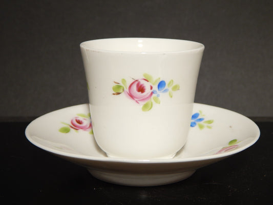 ANTICA ELEGANTE TAZZA PORCELLANA VECCHIO PARIGI FINE 800 SECONDO IMPERO