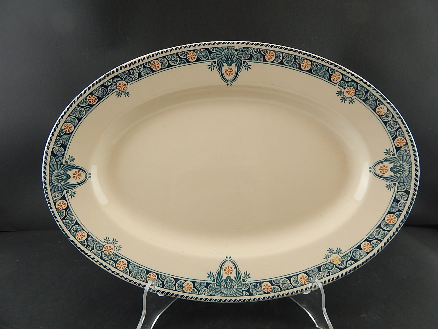 ANTICO RARO SERVIZIO PIATTI TAVOLA LIBERTY CERAMICA LONGWY MODELLO LONDRES