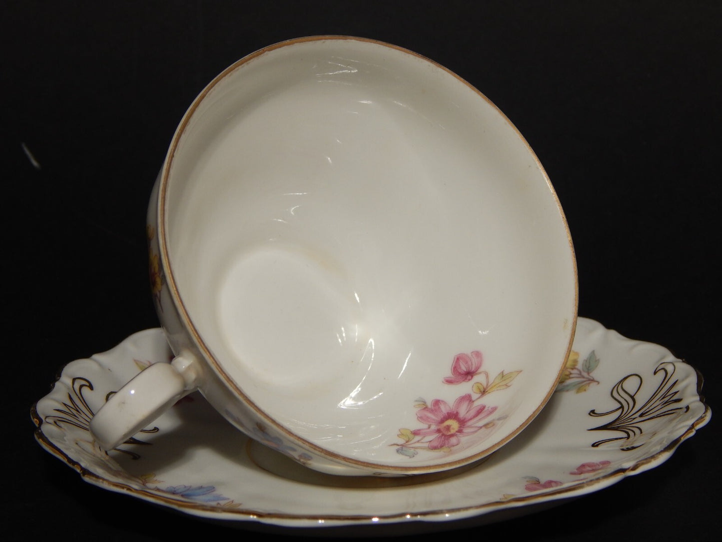 ANTICA TAZZA TE' PORCELLANA BIANCA BAVARIA SELTMANN WEIDEN THERESIA B1100