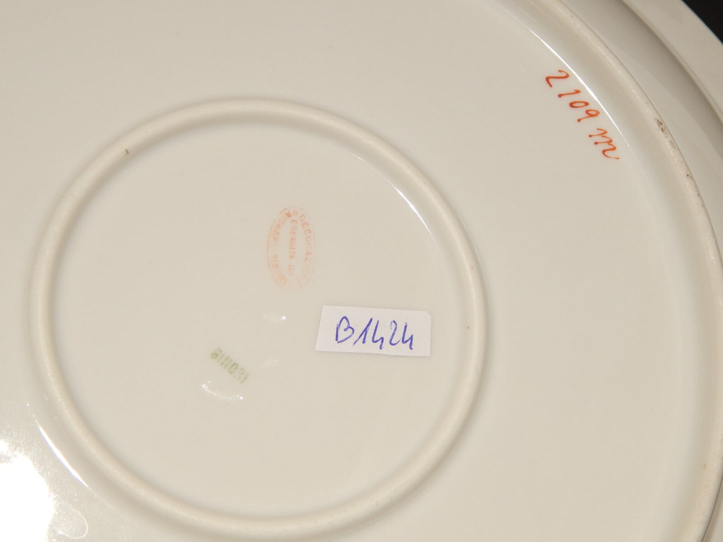 ANTICO CENTROTAVOLA FRUTTIERA VASSOIO PORCELLANA GINORI FINE 800 RAMO FIORITO