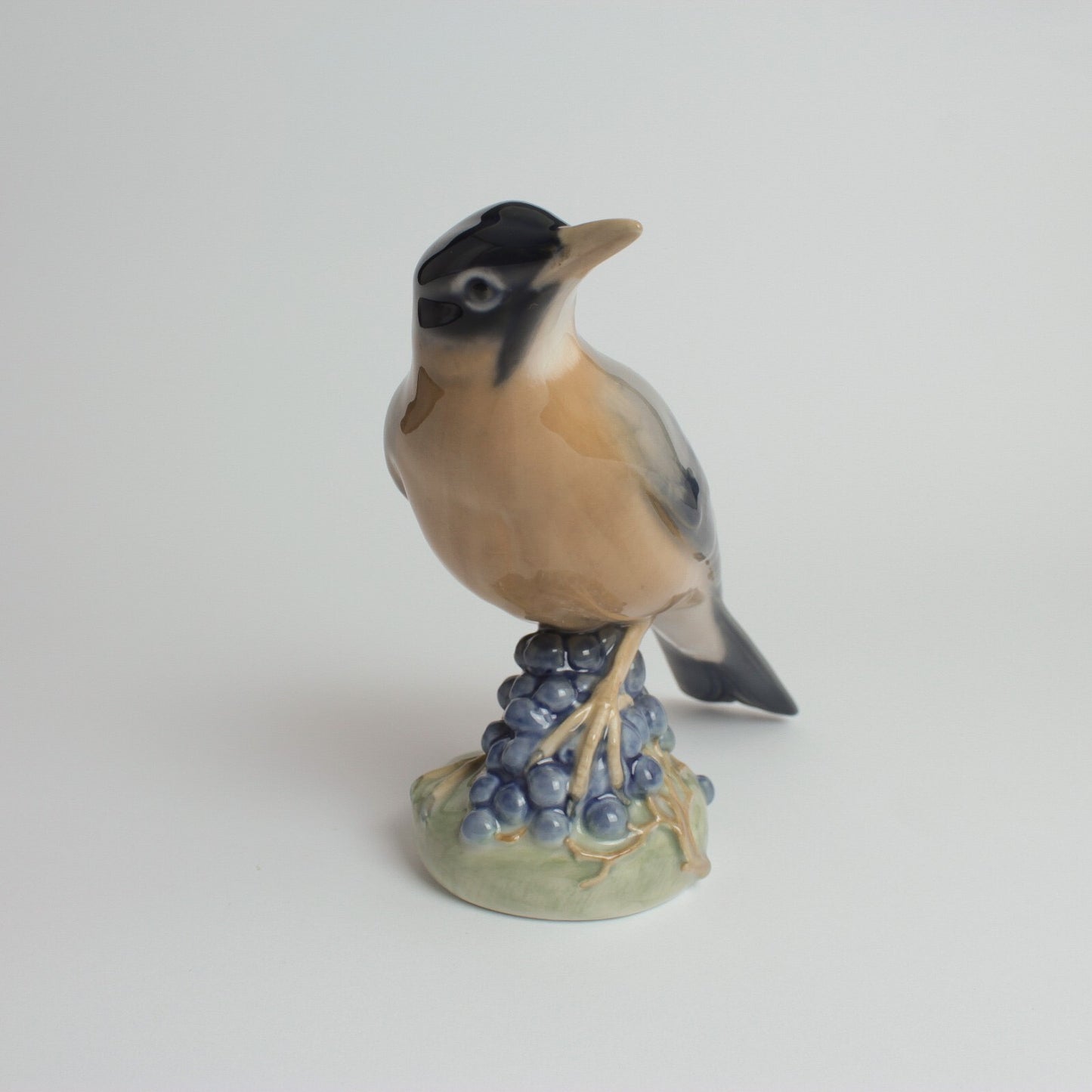 STATUINA PORCELLANA ROYAL COPENHAGEN "Tordo Sassello" 1235 ORIGINALE HANDMADE