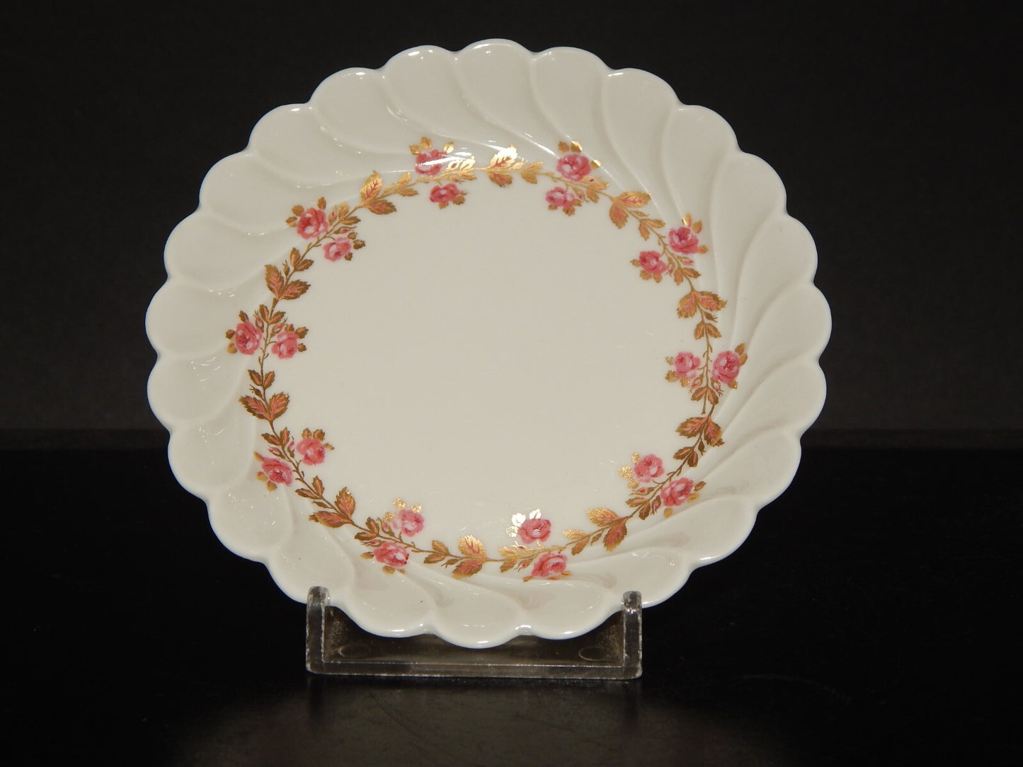 VINTAGE PREZIOSA TAZZINA PORCELLANA HAVILAND LIMOGES ROSE difetto