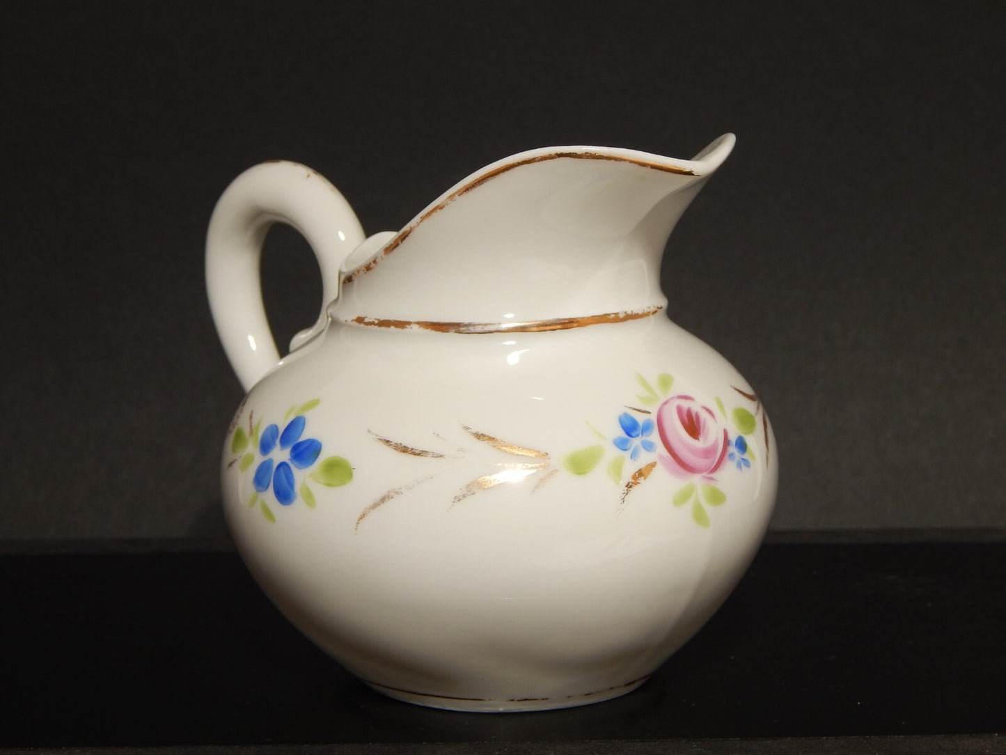 ANTICA RARA LATTIERA BRICCO PORCELLANA VECCHIO PARIGI FINE 800 SECONDO IMPERO