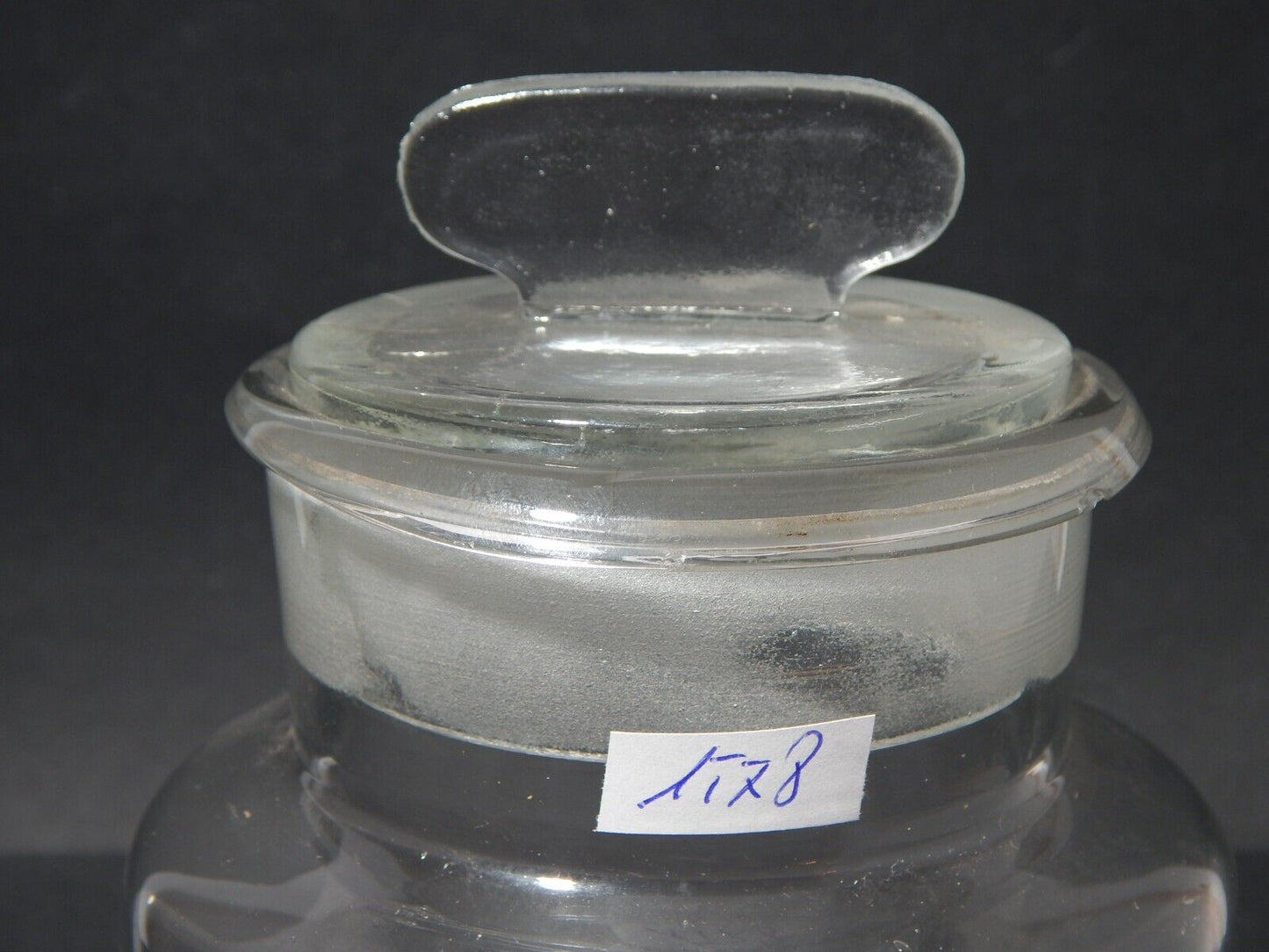 ANTICO VASO ALBARELLO VETRO SOFFIATO ALTARE (SV) FARMACIA DROGHERIA 1578