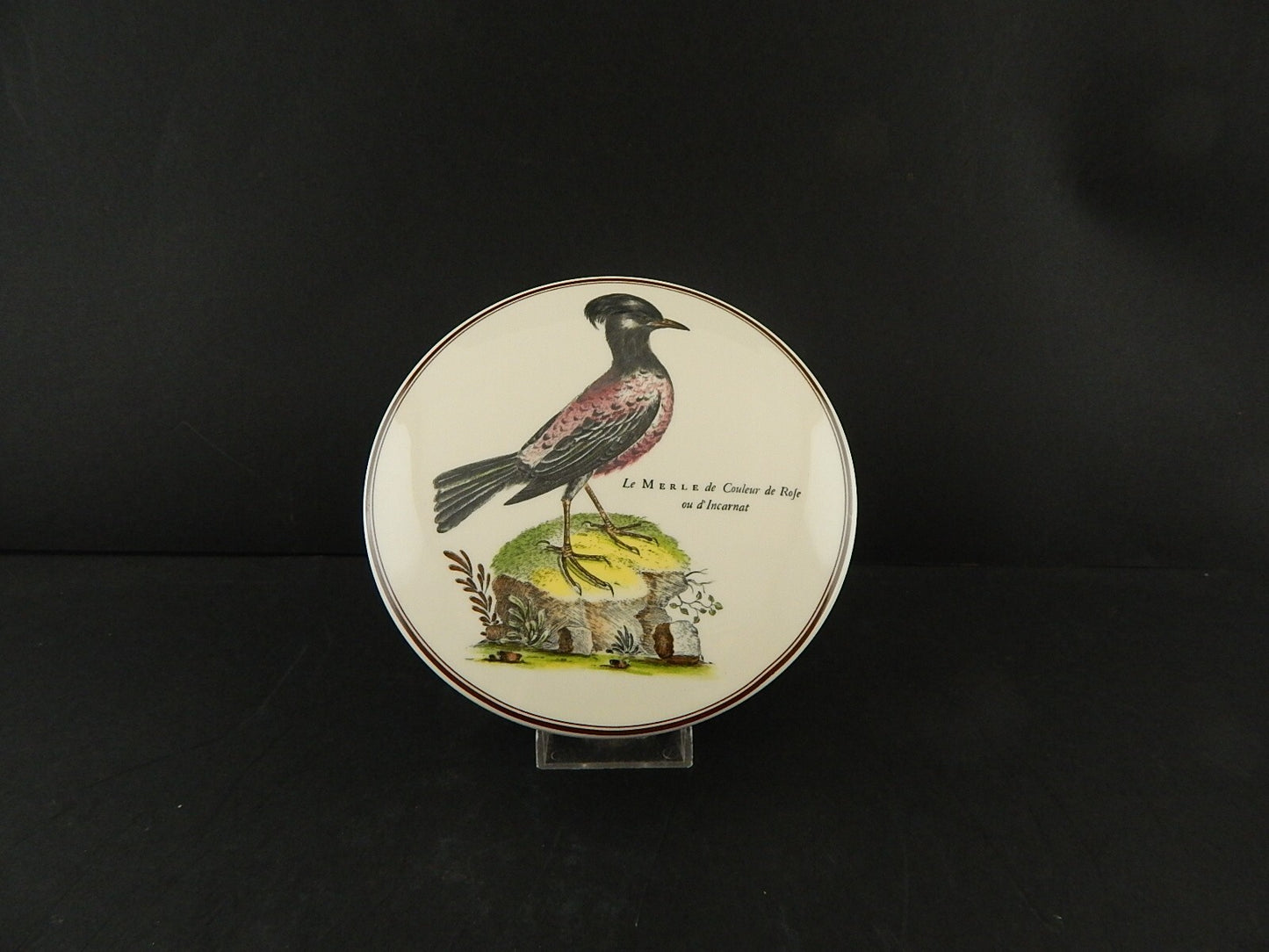 VINTAGE VILLEROY&BOCH COFANETTO SCATOLA PORTA BONBONS GIOIE PORCELLANA LE MERLE