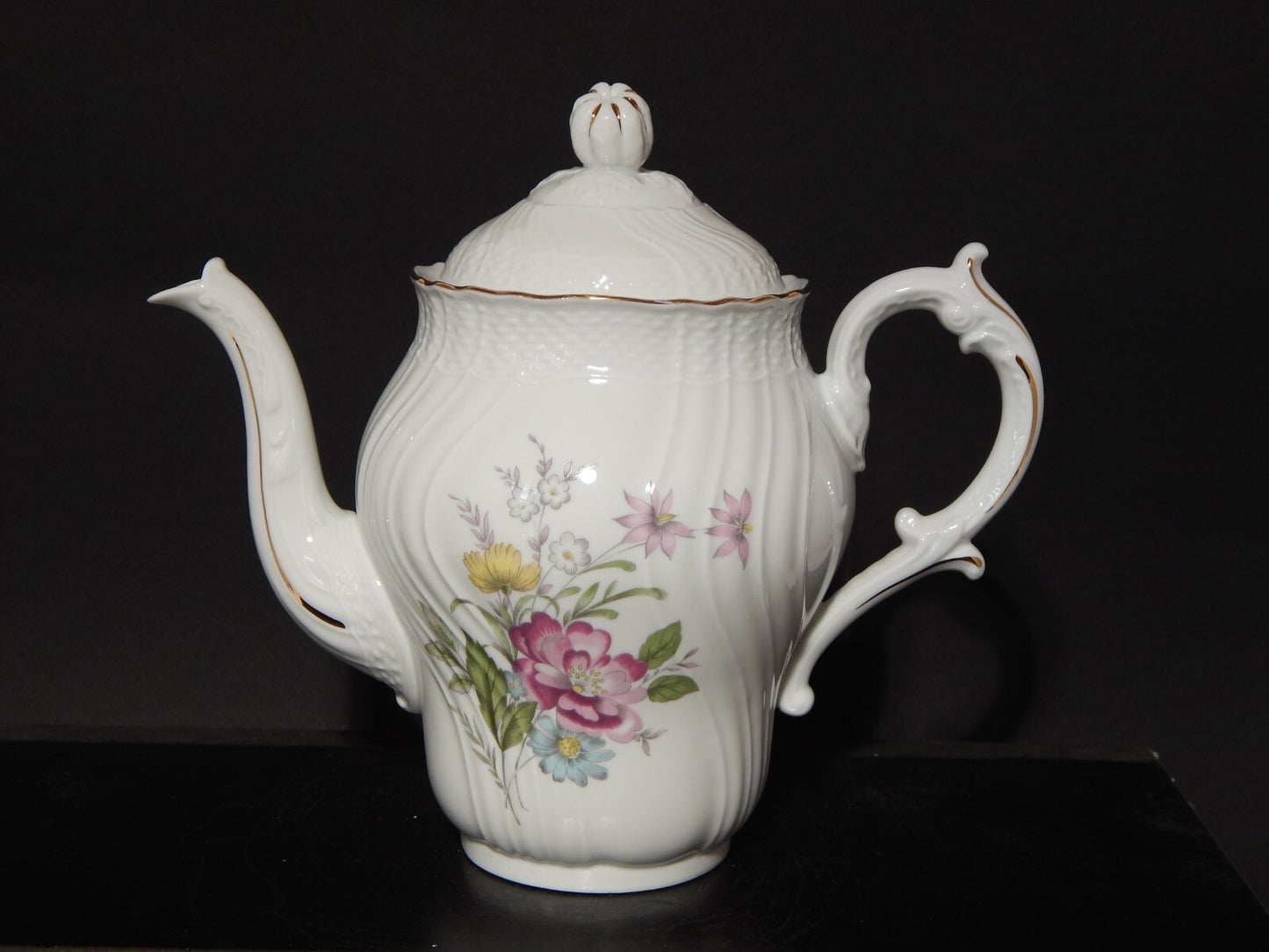 PREZIOSO RICHARD GINORI SERVIZIO CAFFE' PORCELLANA MODELLO VECCHIO GINORI FIORI