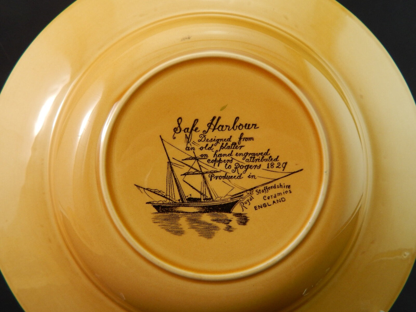 VINTAGE SERVIZIO 18 PIATTI ROYAL STAFFORDSHIRE CERAMICS ENGLAND SAFE HARBOUR