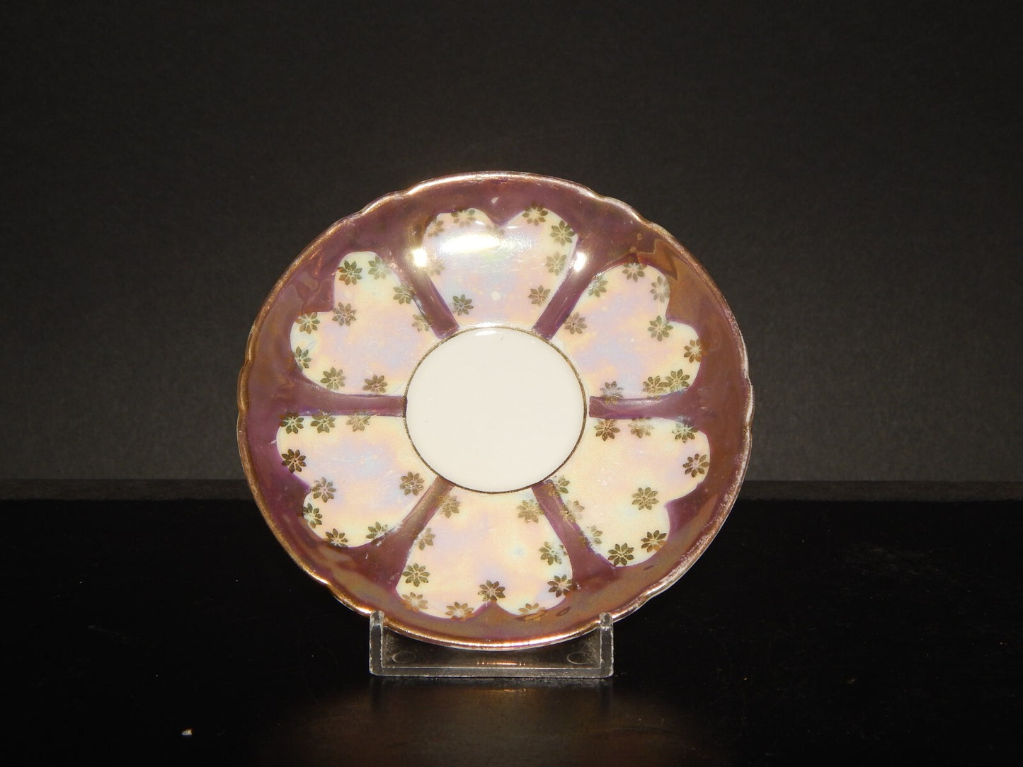 ANTICA LIBERTY PREZIOSA TAZZINA PORCELLANA GINORI 1896-1910 DECORO A LUSTRO