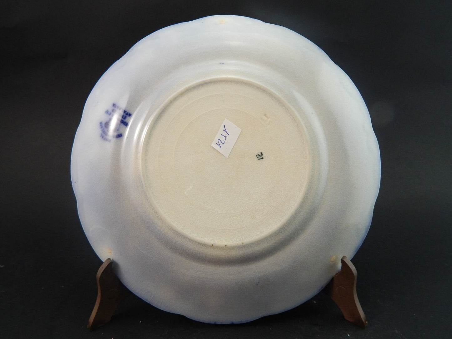 WEDGWOOD&CO ATALANTA PREZIOSO ANTICO PIATTO CM 23 SEMI-PORCELLANA DEL 1906