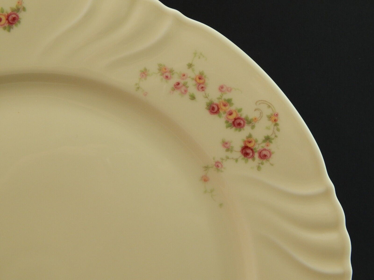 ANTICO VASSOIO ROTONDO PREZIOSA PORCELLANA ROSENTHAL THOMAS IVORY BAVARIA