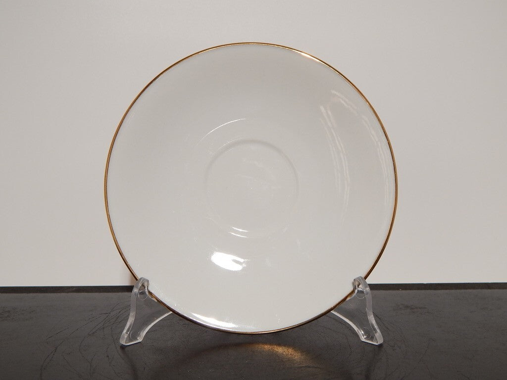 ANTICO SERVIZIO 6 TAZZE BRODO STILE IMPERO PORCELLANA E ORO BAVARIA SELTMANN W.