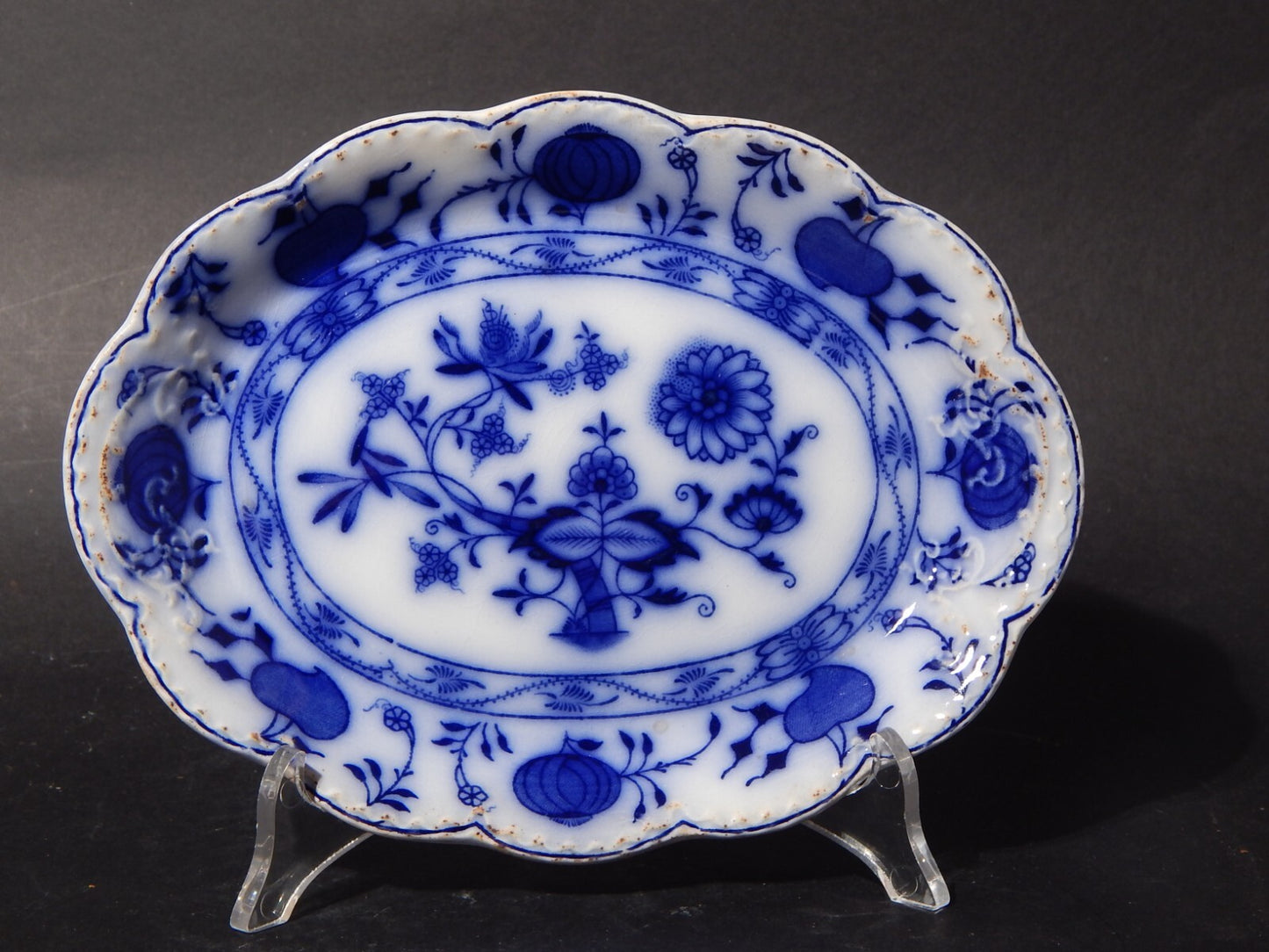 ANTICO RARO JOHNSON BROS DISEGNO HOLLAND VASSOIO RAVIERA SEMI-PORCELLANA