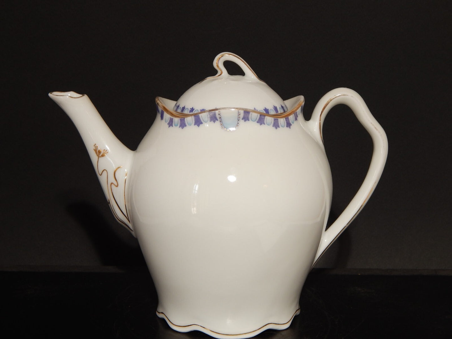 ANTICA LIBERTY DEL 1910 PREZIOSA TEIERA PORCELLANA J.Z.& CO PRE-ROSENTHAL