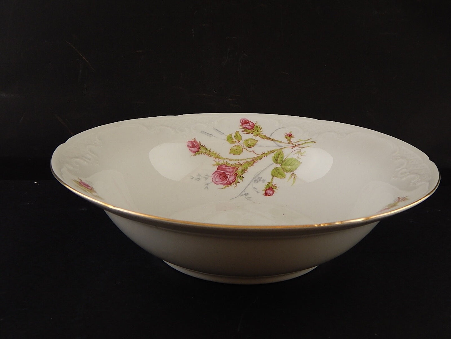 ROCAILLE RETRO' WINTERLING BAVARIA INSALATIERA FRUTTIERA PORCELLANA ROSA CANINA